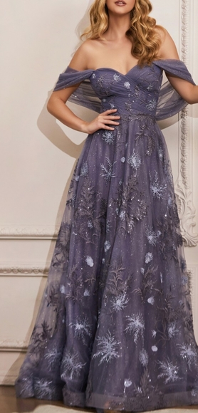 Plus size formal evening mother of the bride gown - Picture 6 of 9